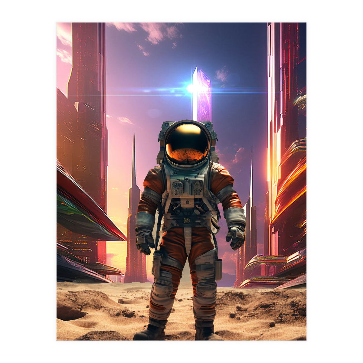astronaut's final mission (Print Only)