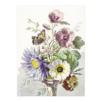 William van Leen – Bouquet of Flowers with a Butterfly (1763–1825) (Print Only)