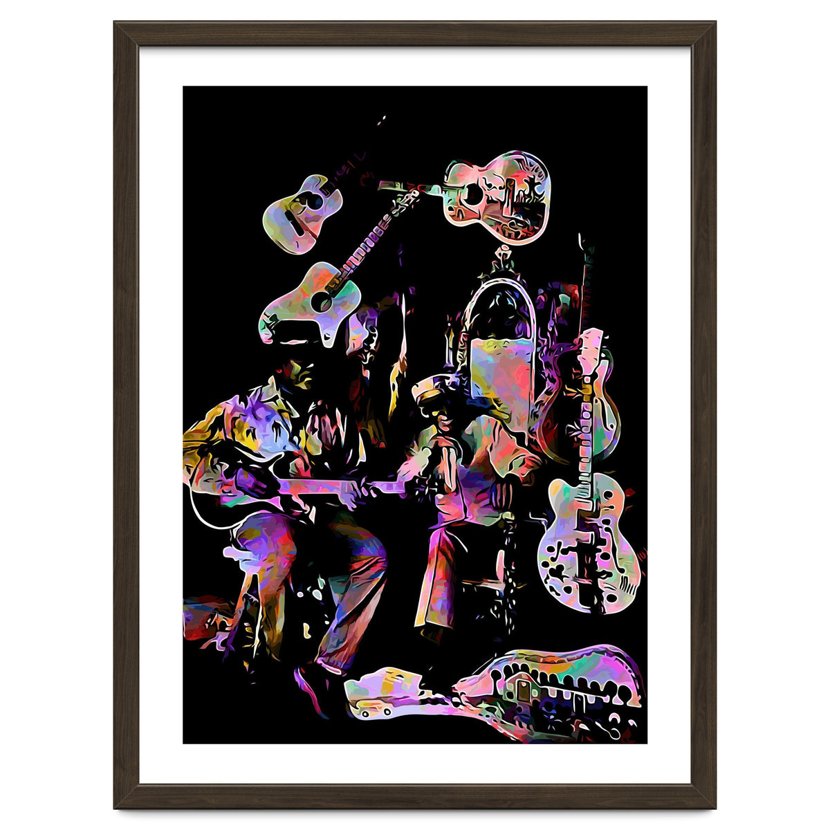 Cool John Ferguson And Captain Luke Blues Musician Legend Colorful