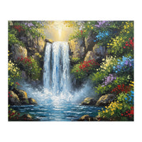 Enchanted Cascading Garden (Print Only)