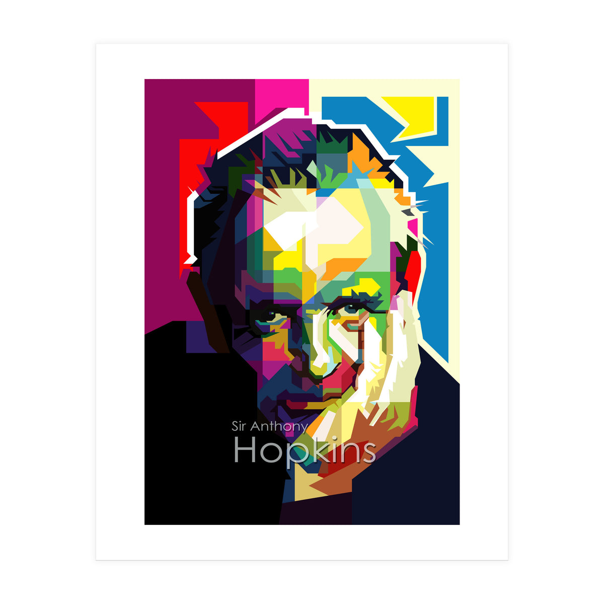 Sir Anthony Hopkins Pop Art WPAP (Print Only)