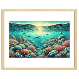 Vintage Australia, Great Barrier Reef Poster thumbnail