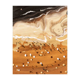 Coffee Beach, Ocean Sea Beachy Tropical Summer, Travel Painting Nature Landscape Waves People Sand (Print Only) thumbnail