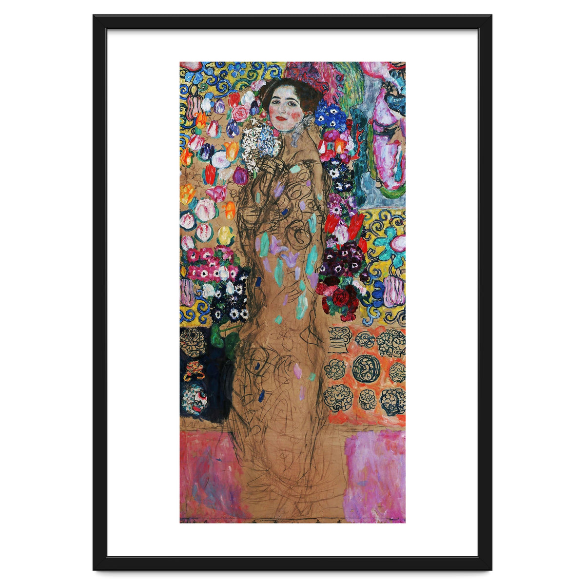 Gustav Klimt / 'Retrato de Maria Munk', 1917, Oil on canvas, 180 x 90 cm.