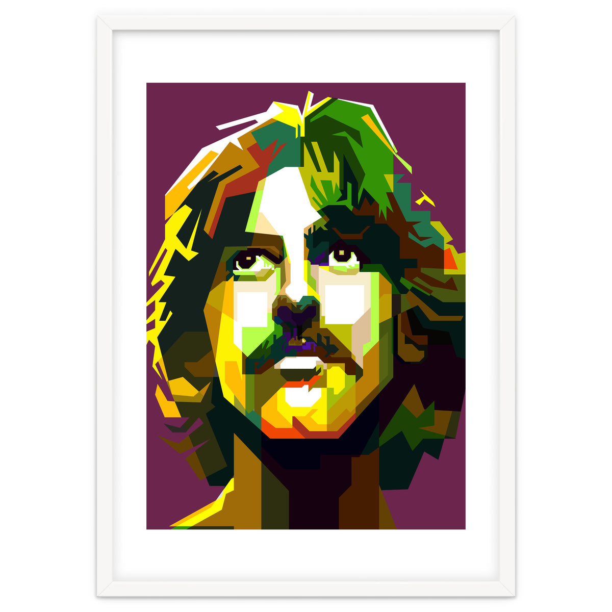 George Harrison The Beatles Pop Art WPAP