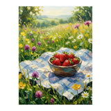 Summer Strawberries in the Meadow (Print Only) thumbnail