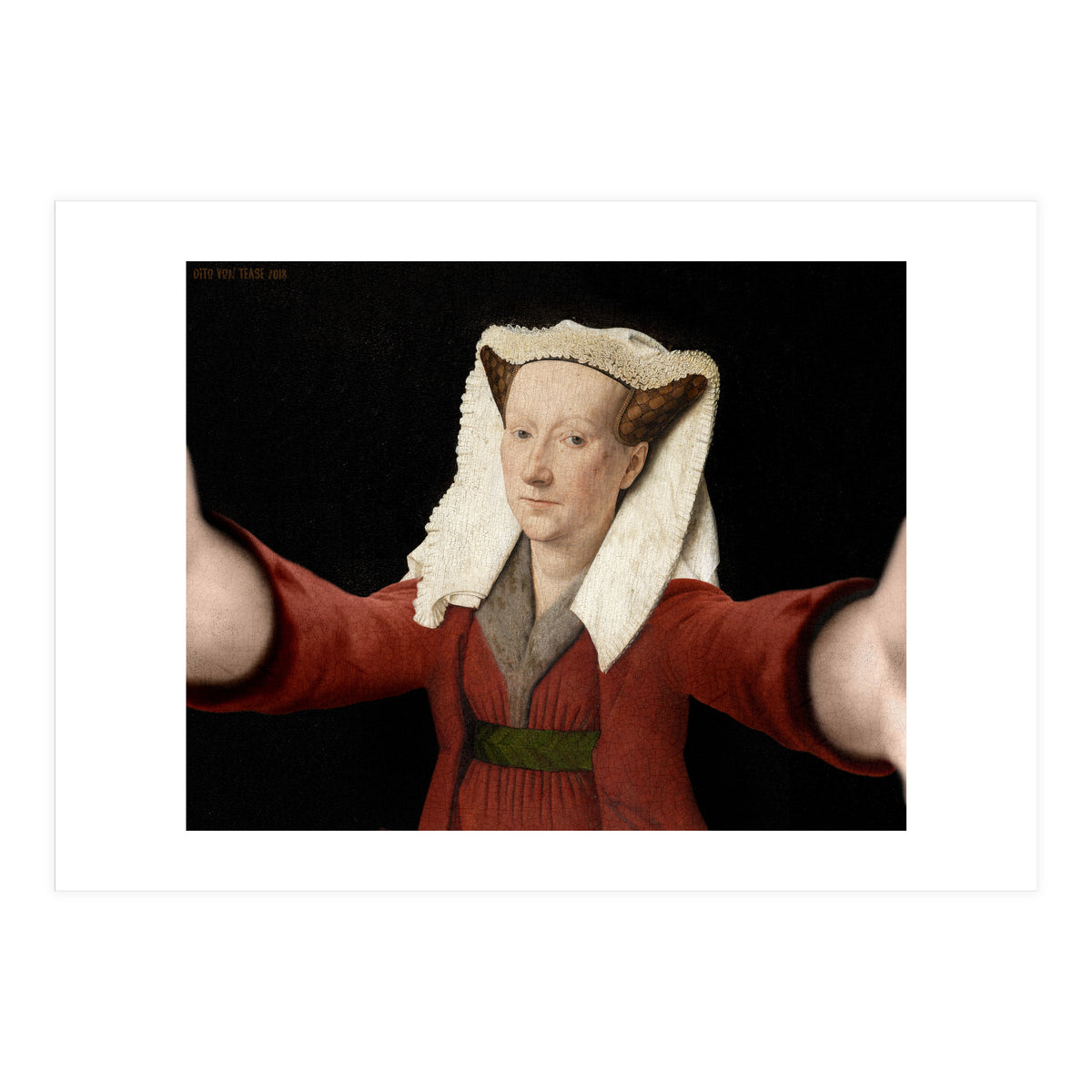 Margaret van Eyck - Jan van Eyck - Selfie (Print Only)