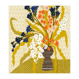 Floral Contemporary Still Life Mustard Yellow (Print Only) thumbnail