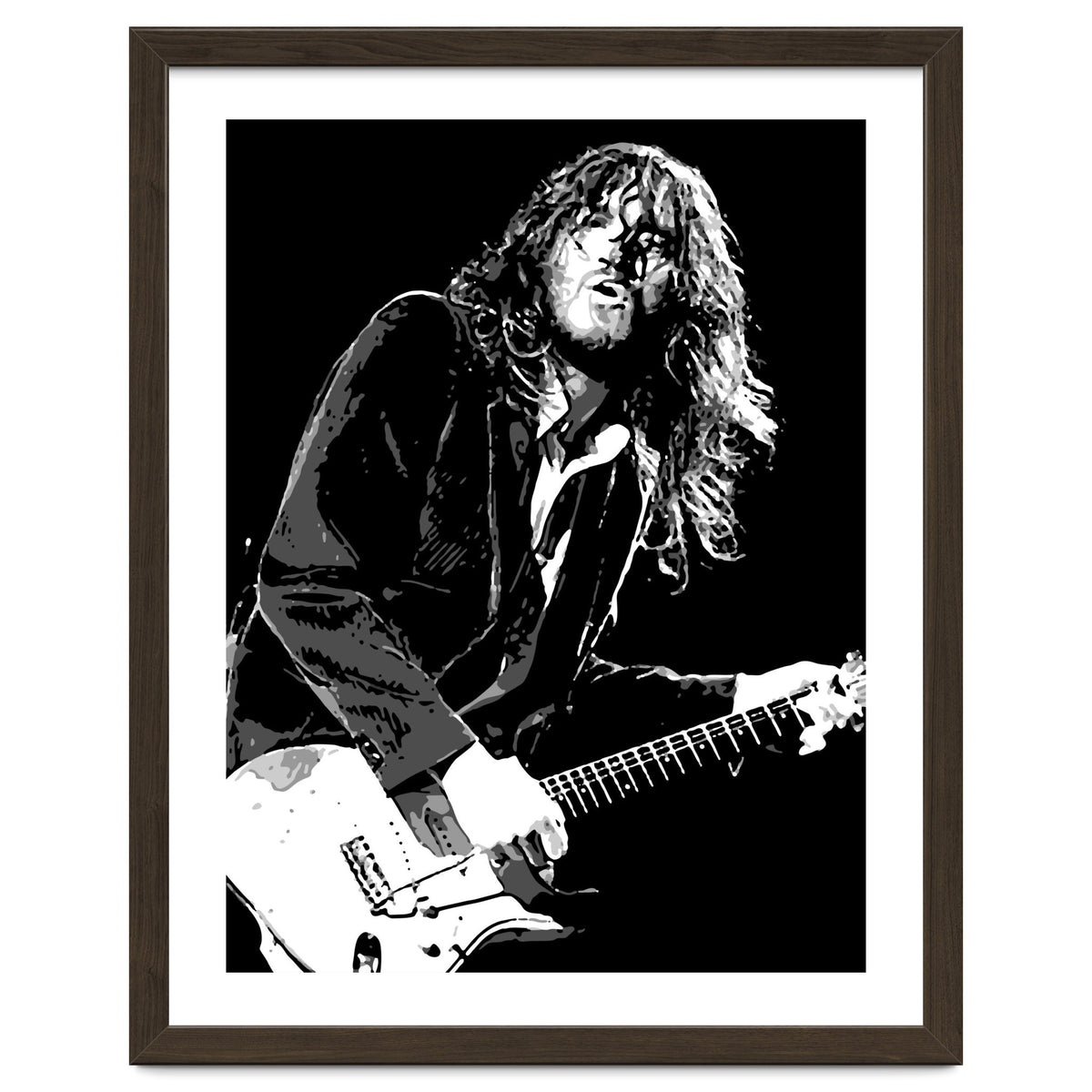 John Frusciante American Musician Legend in Monochrome