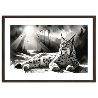 Lynx Resting In Sunlight