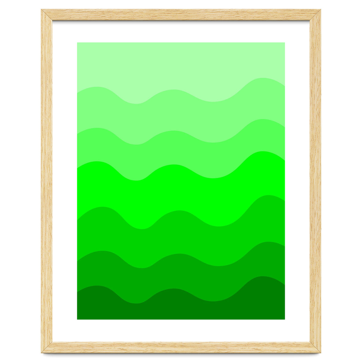 Green gradient design