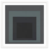 JOSEF ALBERS - HOMAGE TO THE SQUARE BLACK GREY thumbnail