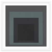 JOSEF ALBERS - HOMAGE TO THE SQUARE BLACK GREY