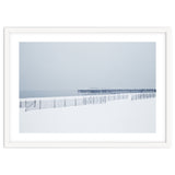 Pier in the winter seascape thumbnail