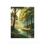 Golden Hour Stream (Print Only) thumbnail