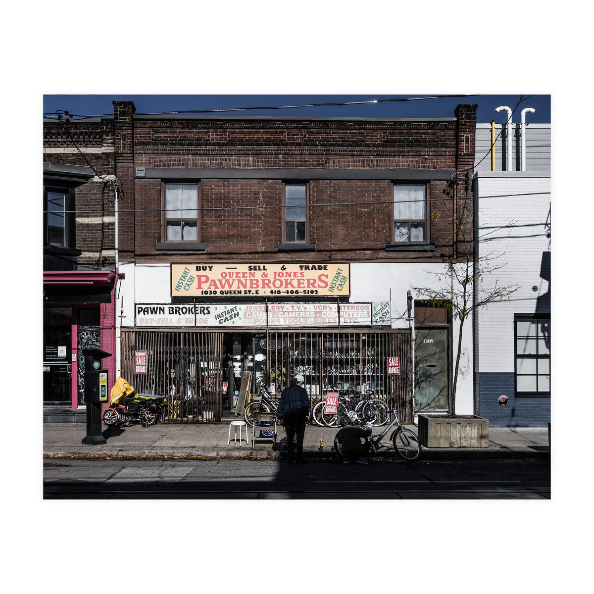 No 1030 Queen St E 2 Color Version (Print Only)