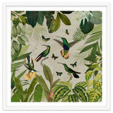 Vintage Exotic Hummingbirds Jungle thumbnail