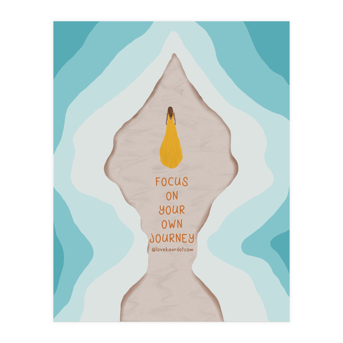 Focus On Your Own Journey (Print Only)