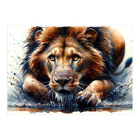 Hunter Gaze In The Wild (Print Only)