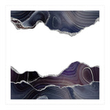 Black & Silver Glitter Agate Texture 08  (Print Only) thumbnail