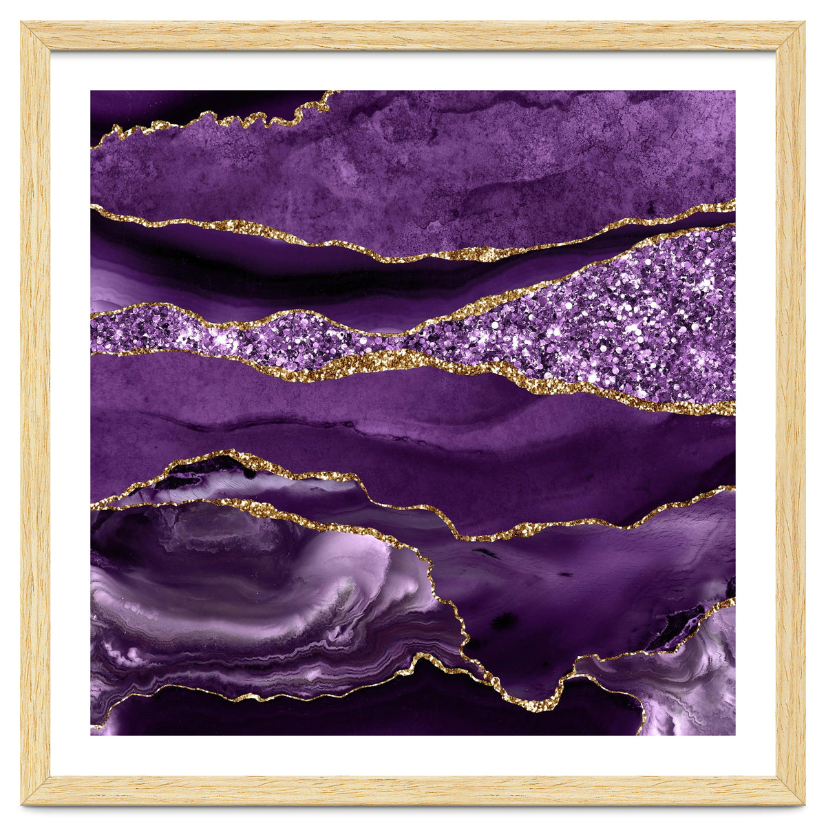 Agate Glitter Ocean Texture 01