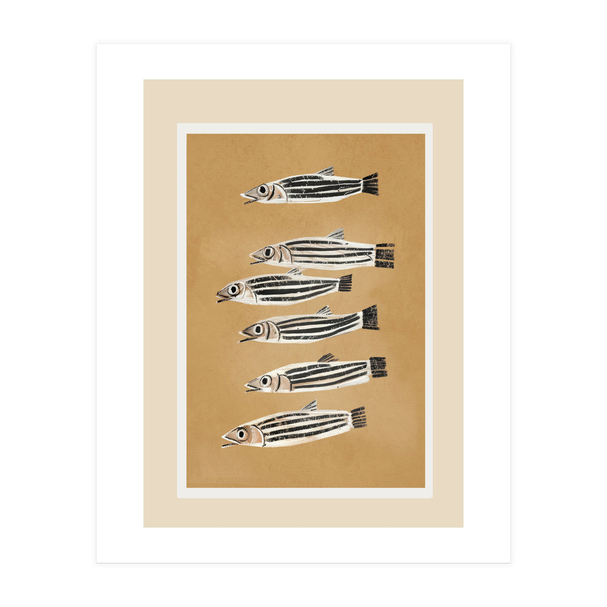Minimal Fish Study (Print Only)