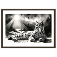 Lynx Resting In Sunlight