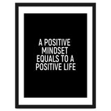 A positive mindset equals to a positive life thumbnail