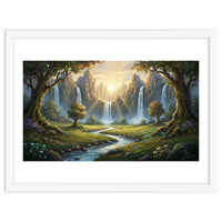 Enchanted Waterfall Meadow