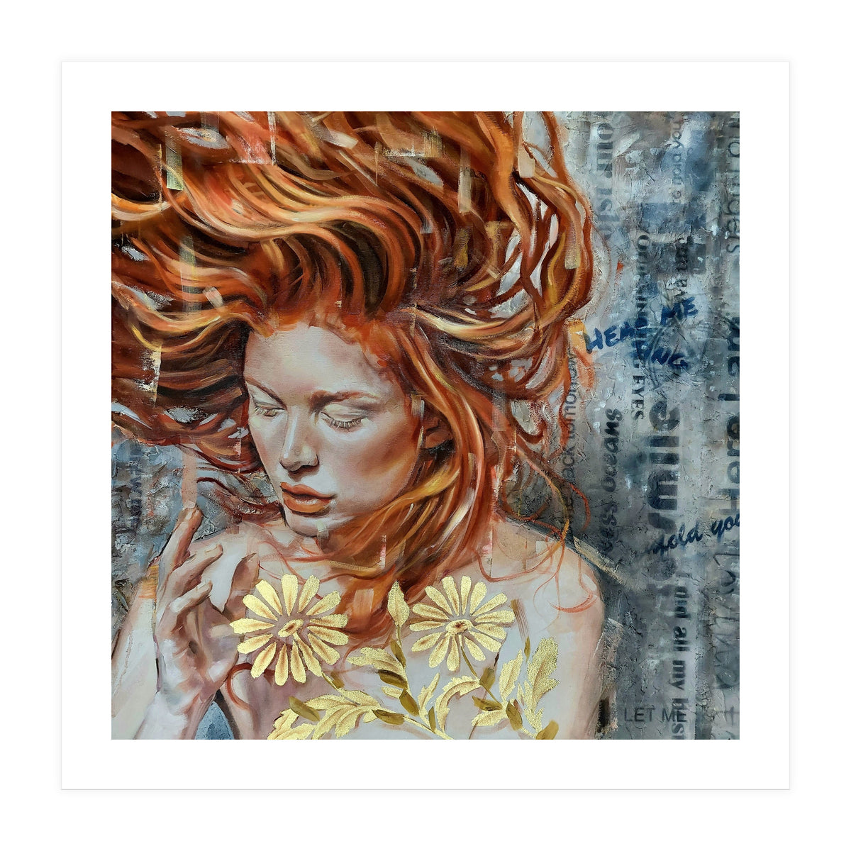 Blooming from the concrete  (Print Only)