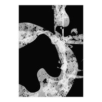 Black and White Abstract (Print Only)