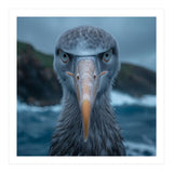 Majestic Albatross Facing Camera Over Ocean (Print Only) thumbnail