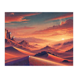 Vintage Chile, Atacama Desert Sunset Poster (Print Only) thumbnail