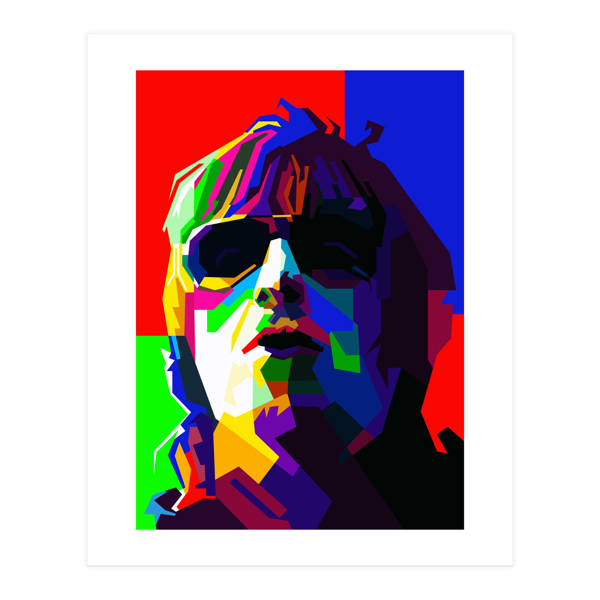 Liam Galagher OASIS Singer Pop Art WPAP (Print Only)