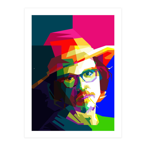 Johny Depp Hollywood Movies Pop Art WPAP (Print Only)