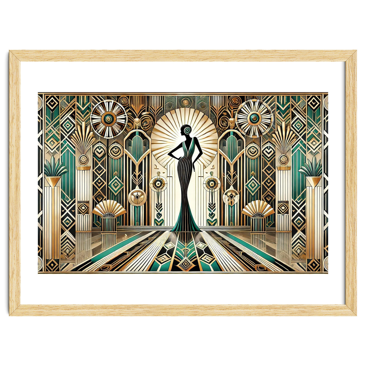 Art Deco Glamour Woman