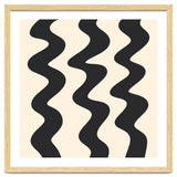 Squiggly Lines - monochrome thumbnail