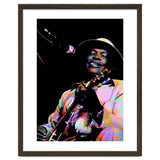 John Lee Hooker American Blues Guitarist Colorful Art thumbnail