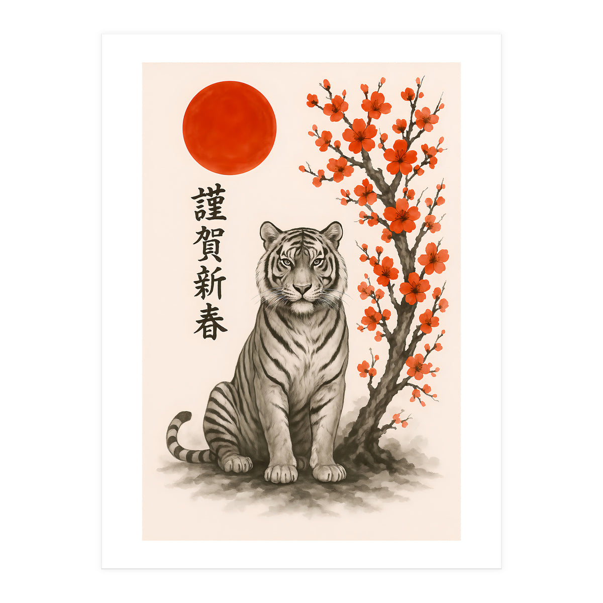 Tiger Japanese (Print Only)