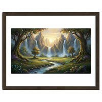 Enchanted Waterfall Meadow