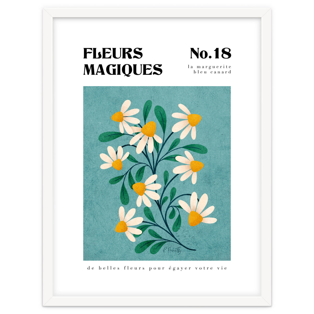 Magical Flowers No.18 Duck Egg Daisies