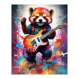 Red Panda Plays Guitar Music (Print Only) thumbnail