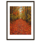 Lush Autumn Forest Path Covered thumbnail