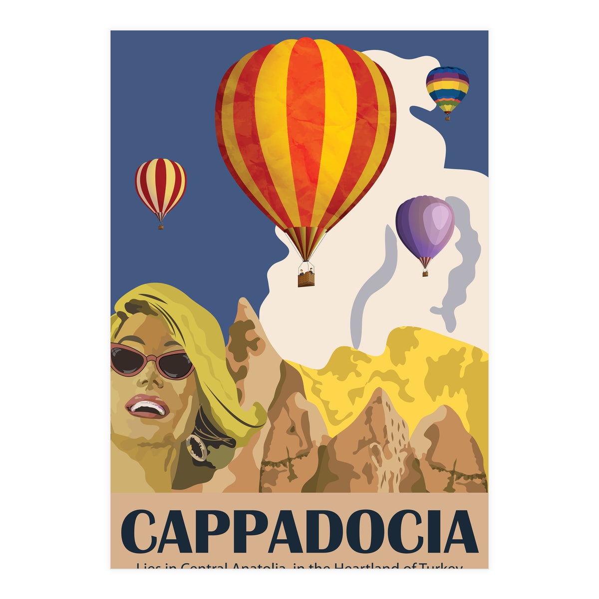Cappadocia, Hot Air Balloons (Print Only)