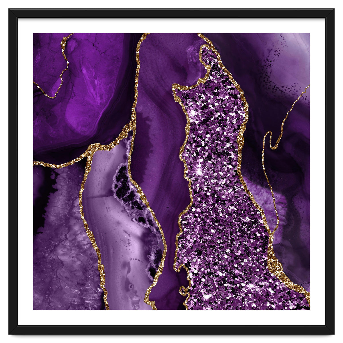 Agate Glitter Ocean Texture 04