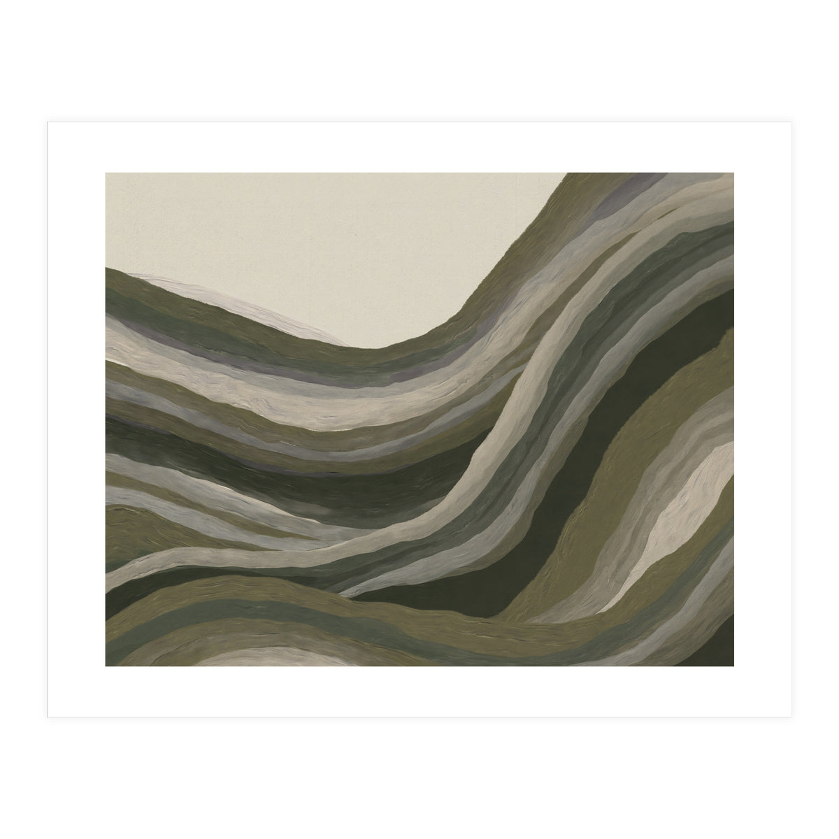 Moody Abstract Hills (Print Only)