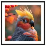 Close Up Portrait Of A Cockatiel Bird thumbnail