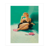 Sexy Pinup Girl With Phone Number For You (Print Only) thumbnail
