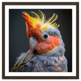 Cute Cockatoo Bird Portrait Colorful Crest thumbnail