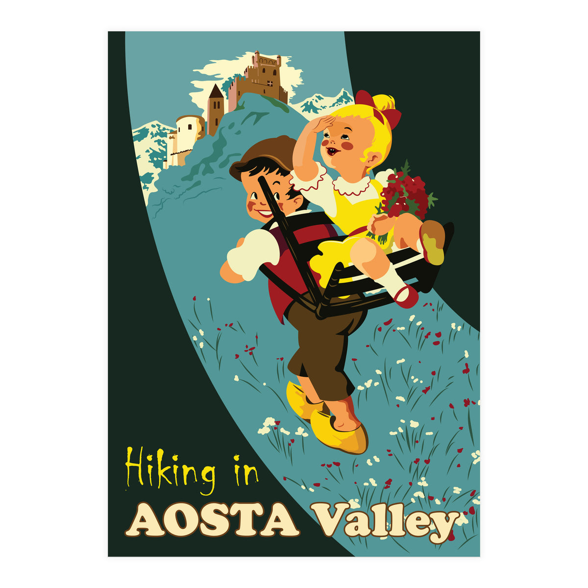 Hiking In Aosta Valley (Print Only)